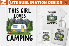 Camping sublimation design | Camping cliparts | Funny camp Product Image 1