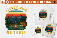 Camping sublimation bundle | camping cliparts | Funny camp Product Image 15
