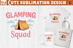 Camping sublimation design | Camping cliparts | Funny camp Product Image 1