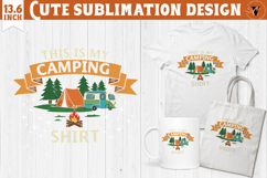 Camping sublimation design | Camping cliparts | Funny camp Product Image 1