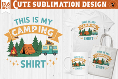 Camping sublimation bundle | camping cliparts | Funny camp Product Image 20