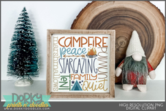 Camping Clipart Mega Bundle Product Image 7