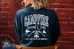 Campfire Social Club, Camping Shirt SVG, Camping SVG PNG Product Image 4