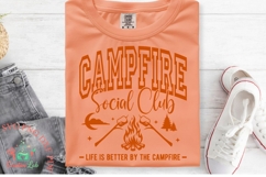 Campfire Social Club, Camping Shirt SVG, Camping SVG PNG Product Image 3