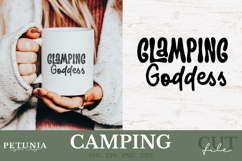 Mockup featuring a white mug with a Funny Camping SVG Cut File – Perfect for outdoor lovers, campers, and Cricut or Silhouette crafting projects.