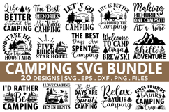 Camping SVG Bundle - Camping T-shirt Design Product Image 1