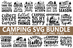 Camping SVG Bundle - Camping T-shirt Design Product Image 1