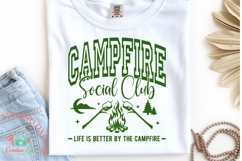 Campfire Social Club, Camping Shirt SVG, Camping SVG PNG Product Image 5