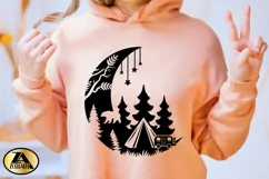 Camping SVG PNG EPS DXF CAMPER SVG Wild Adventure SVG CAMP Product Image 3