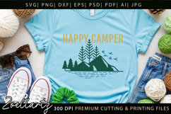 Camper SVG Camping Life SVG Adventure Mountain Landscape Product Image 5