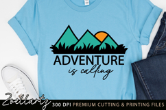ADVENTURE IS CALLING SVG CAMPING SVG CAMPER SVG CUT FILE Product Image 3