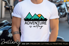 ADVENTURE IS CALLING SVG CAMPING SVG CAMPER SVG CUT FILE Product Image 4