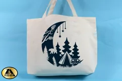 Camping SVG PNG EPS DXF CAMPER SVG Wild Adventure SVG CAMP Product Image 5