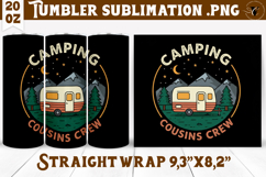 Tumbler Sublimation | Camping | Funny camp Product Image 1