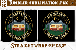 Tumbler Sublimation | Camping | Funny camp Product Image 1