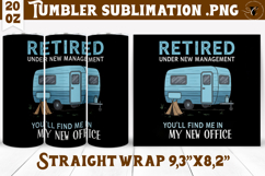 Tumbler Sublimation | Camping | Funny camp Product Image 1