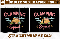 Tumbler Sublimation | Camping | Funny camp Product Image 1