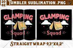 Tumbler Sublimation | Camping | Funny camp Product Image 1