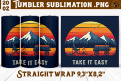 Tumbler Sublimation | Camping | Funny camp Product Image 1