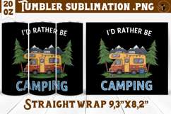 Tumbler Sublimation | Camping | Funny camp Product Image 1