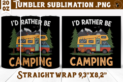 Tumbler Sublimation | Camping | Funny camp Product Image 1