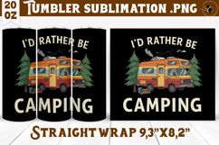 Tumbler Sublimation | Camping | Funny camp Product Image 1