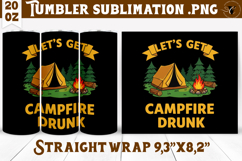 Tumbler Sublimation | Camping | Funny camp Product Image 1