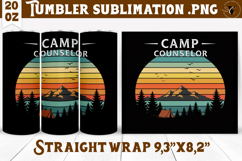 Tumbler Sublimation | Camping | Funny camp Product Image 1