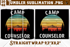 Tumbler Sublimation | Camping | Funny camp Product Image 1