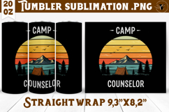 Tumbler Sublimation | Camping | Funny camp Product Image 1