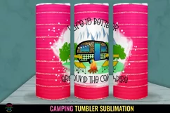 CAMPING TUMBLER SUBLIMATION I 20 OZ CAMPING TUMBLER WRAP PNG I OUTDOOR ADVENTURE TUMBLER WRAP