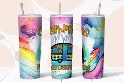CAMPING TUMBLER SUBLIMATION I 20 OZ CAMPING TUMBLER WRAP PNG I OUTDOOR ADVENTURE TUMBLER WRAP