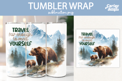 Camping Tumbler Wrap Sublimation