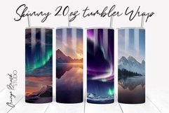 Camping Tumbler Wrap Sublimation Bundle Skinny Tumbler 20oz