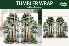Camping Tumbler Wrap Sublimation