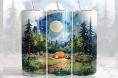 Tumbler Sublimation Camping 20 oz tumbler wrap Png 