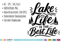 nature lifestyle lettering
