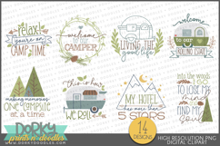 Camping Clipart Mega Bundle Product Image 9