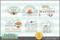 Camping Clipart Mega Bundle Product Image 10