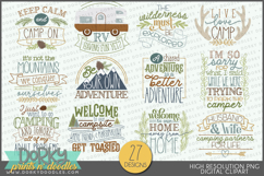 Camping Clipart Mega Bundle Product Image 14