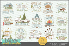 Camping Clipart Mega Bundle Product Image 15