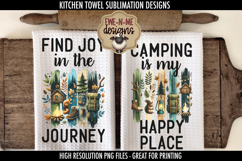 Camping Grillin and Chillin Kitchen Towel Bundle | 16 PNGs Product Image 4
