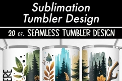 Camping Brushstrokes Squirrel - 20 oz Seamless Tumbler Product Image 4