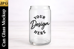 Can glass Mockup  Coffee Cup 16 Oz