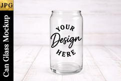 Can glass mockup Design 