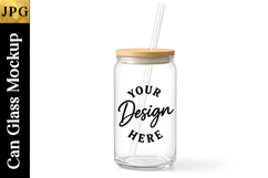 Can glass Mockup Design  