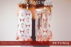 CHRISTMAS CAN GLAS WRAP SVG CUT FILE BEING USED AS A CHRISTMAS BEER CAN GLASS WRAP PRINT