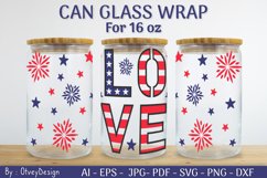 4th of July Libbey Glass Warp 16 oz SVG Product Image 2