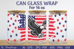 4th of July Libbey Glass Warp 16 oz SVG Product Image 2