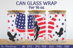4th of July Libbey Glass Warp 16 oz SVG Product Image 2